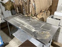 6' X 30" STAINLESS STEEL PREP TABLE