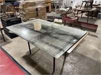 5'X40" MIRROR + WORK BENCH TABLE