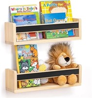 Fun Memories Nursery Book Shelves, Rustic Wood