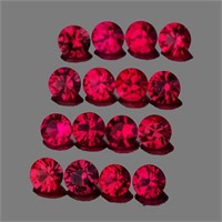 Natural Burma Red Spinel 20 Pcs {VVS1}