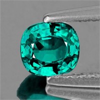 Natural Intense Blue Green Apatite 1.22 Cts  [VVS]