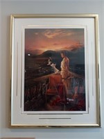 Signed "Avine" Fantasy Art of Woman