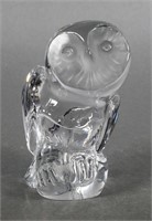 DAUM NANCY ART GLASS OWL