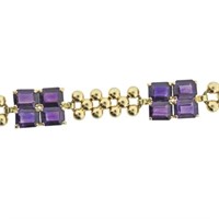 Midcentury Tiffany & Co W A & B 14k Gold Amethyst