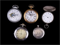 Coin Silver, Masons, More Pocket Watches