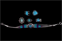 Native American Sterling Turquoise Jewelry