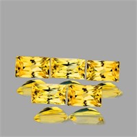 Natural Ceylon Yellow Sapphire 5 Pcs - VVS