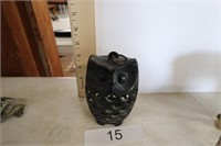 Metal Owl Tea Candle Holder