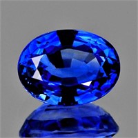 Natural Royal Blue Sapphire  1.06 Cts {Flawless-VV