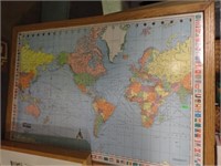 WORLD MAP 40x27