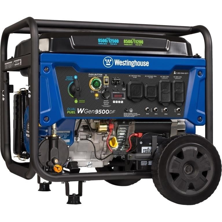 Westinghouse 12500 Watt Dual Fuel Home Backup Port