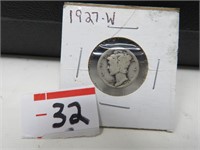 1927 Mercury Dime  90% Silver