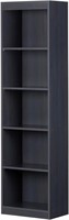 (read)South Shore Axess 5-Shelf Narrow Bookcase