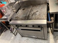 Garland 34" Gas French Top w/ Oven
