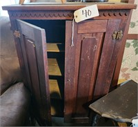 Walnut Jelly Cupboard, Dental Work