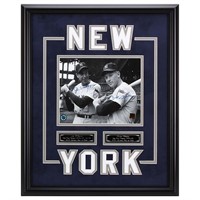 Joe DiMaggio & Mickey Mantle Yankee Greats Signed