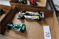 Two Formula 1 Scale Cars