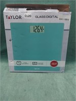 Taylor Digital Glass Bathroom Scale with Spa