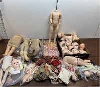 Box of Doll Body parts