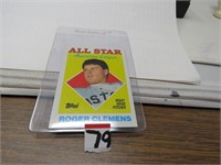 All Star Roger Clemens  Topps Card # 394 1987