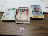 Mixture Stack Baseball Cards Ozzie Smith Many Tulo