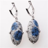 Huge K2 Gemstone Dangle Earrings