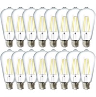 Sunco Lighting 16 Pack Vintage LED Edison Bulbs 60