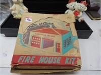Early Plasticville Fire House Kit