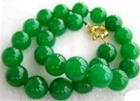 Green jade Quartz Necklace