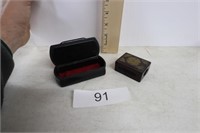 Small Oriental Box & Piece Stamped China