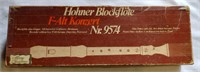 Rare Hohner Blockflute F-Alt Concert #9574 - IOB