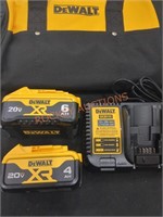 DeWalt 20v Max Starter Kit 4Ah & 6Ah