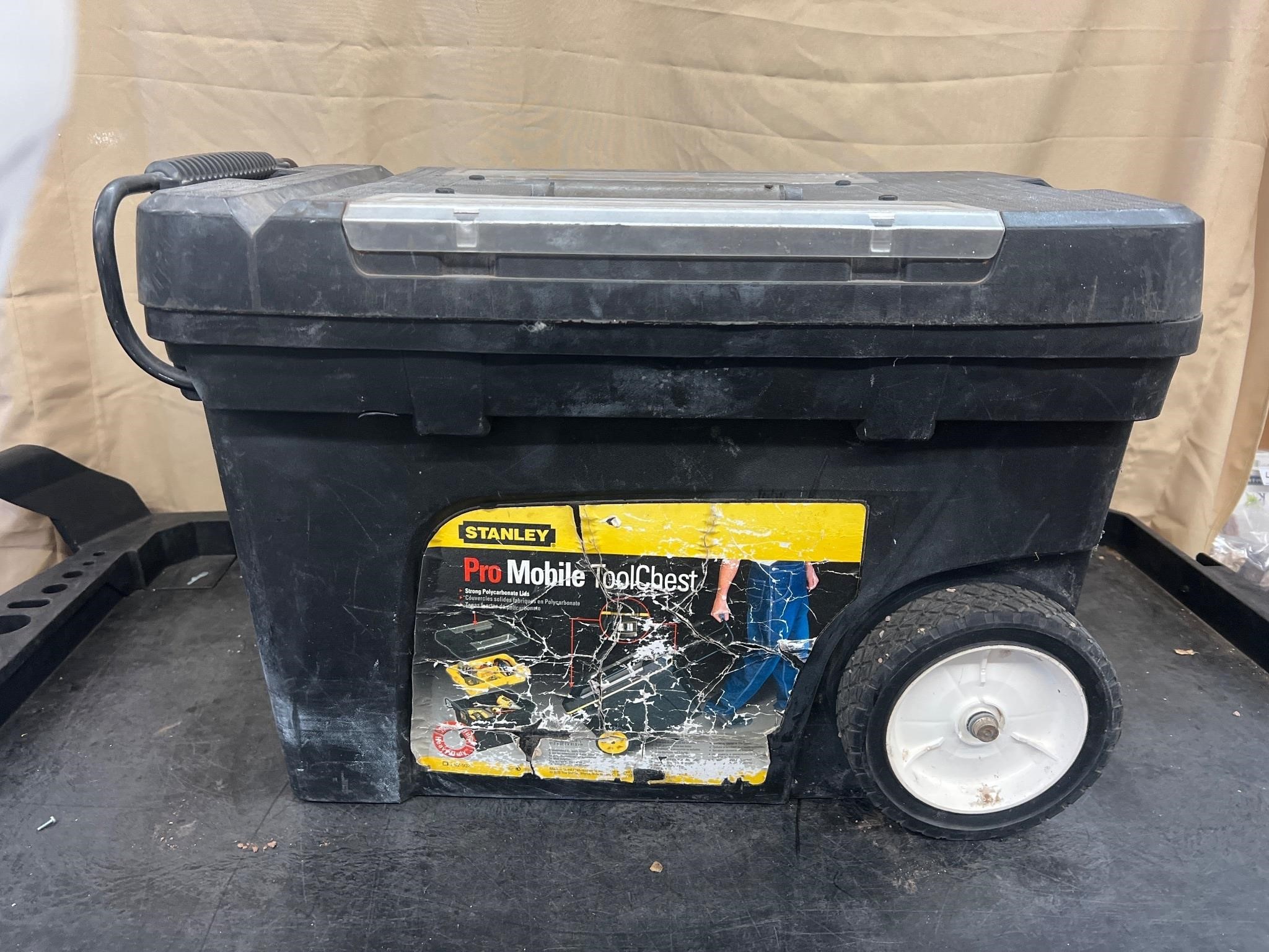 * Stanley Mobile Tool Chest & Buffing Equipment