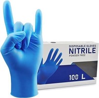 19$-Wostar Nitrile Disposable Gloves 4Mil Powder