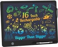 LCD Writing Tablet,16 Inch Colorful Screen Recharg