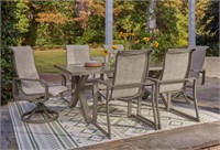 Ashley Beach Front Outdoor Dining Table & 6 Chairs