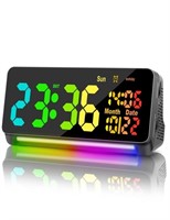 [120db Super Loud] Alarm Clocks for Bedrooms, 15 W