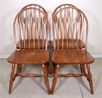 (4) Hitchcock Maple Dining Chairs