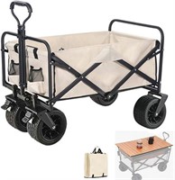 ULN-Foldable Wagon Cart with Beach Wheels