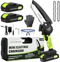 MeetWantes 6" Mini Chainsaw With Power Display & 2