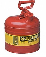 JUSTRITE SAFETY CAN 2 GALLON (7.5 L) TYPE I SAFETY