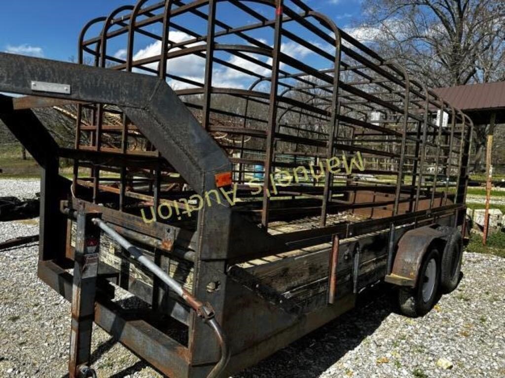 16' GOOSENECK CATTLE TRAILER