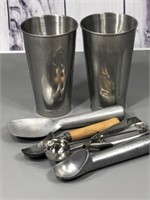 Ice Cream Stainless Steel Cups/Scoops
