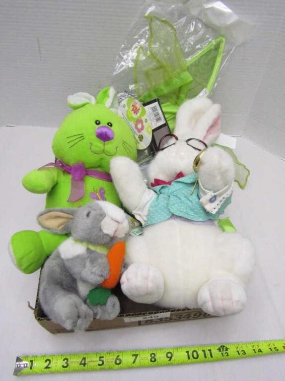 Plush Bunnies & Tinker Bell Outfit