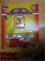 G) New, Fun Express Pull Back Firefighter Set