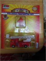 G) New, Fun Express Pull Back Firefighter Set