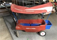 Radio Flyer 2 Seater Wagon with Canopy-AS IS