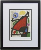 CONTEMPORARY PRINT PLATE SIGN BY JOAN MIRO