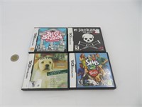 4 jeux pour Nintendo DS dont Jackass