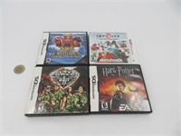 4 jeux pour Nintendo DS dont Harry Potter